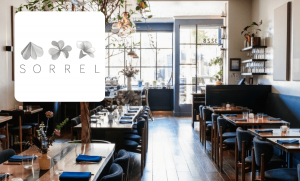 Sorrel restaurant and logo