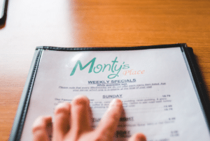 Restaurant menu planning
