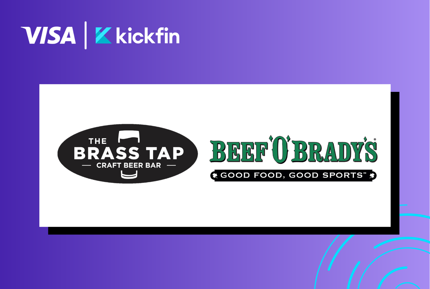 The Brass Tap/Beef ‘O’ Brady’s Partners with Kickfin and Visa Direct to Enable Cashless Tip-outs for Employees