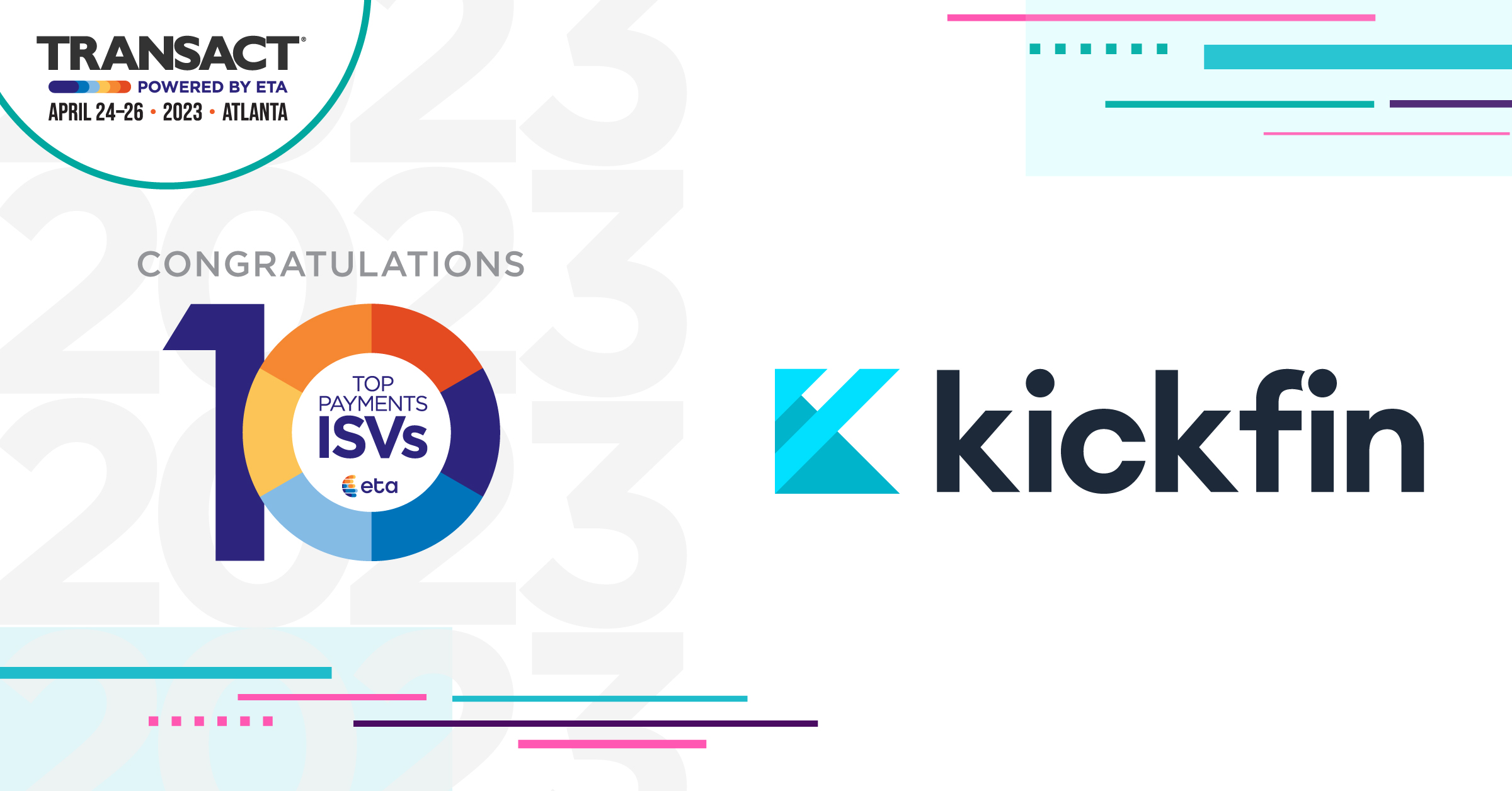 Electronic Transactions Association Recognizes Kickfin as  Top 10 ISV