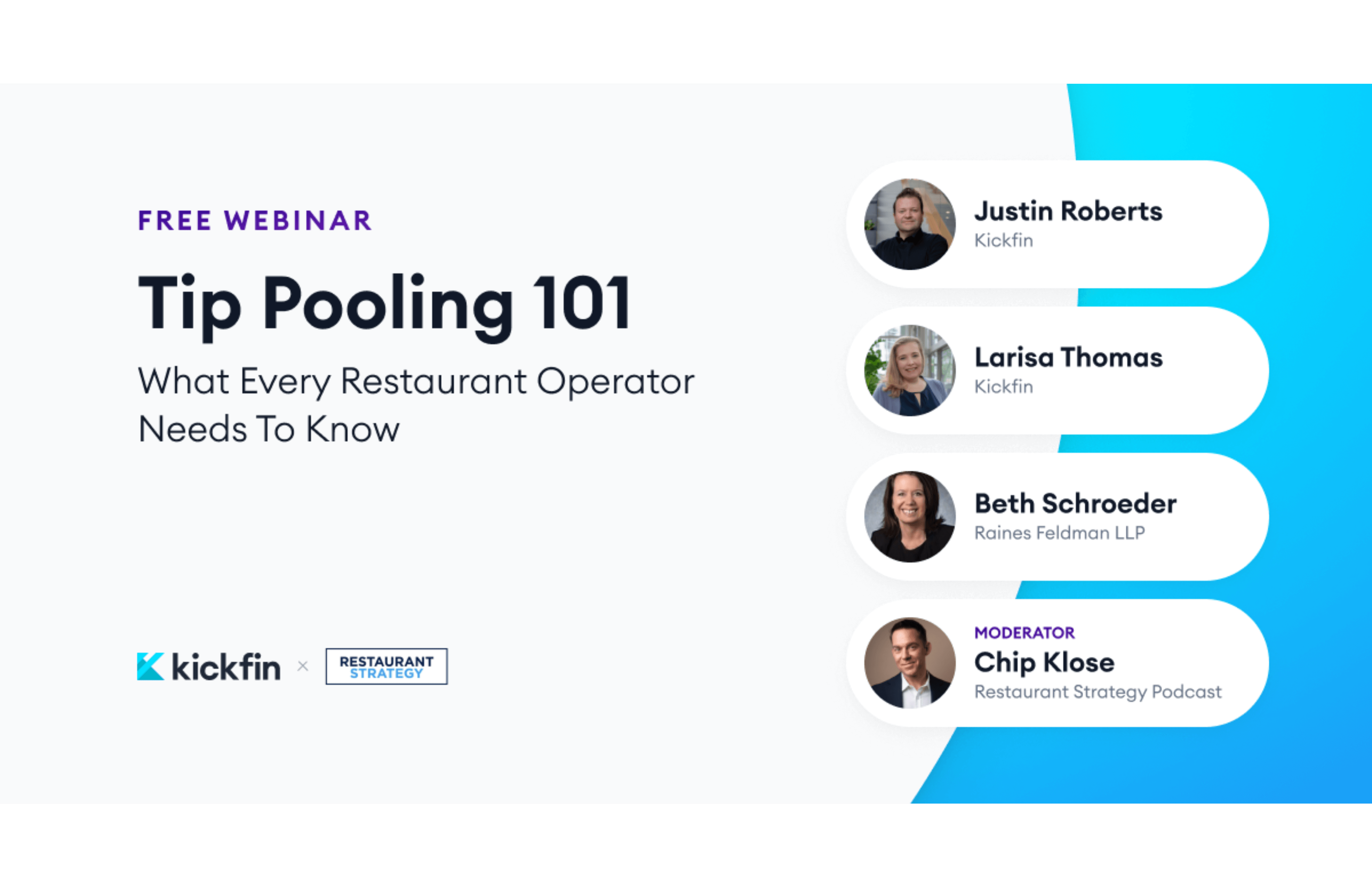 [WEBINAR] A Tip Pooling “Deep Dive” with Restaurant Strategy Podcast Host Chip Klose