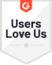 Users Love Us badge