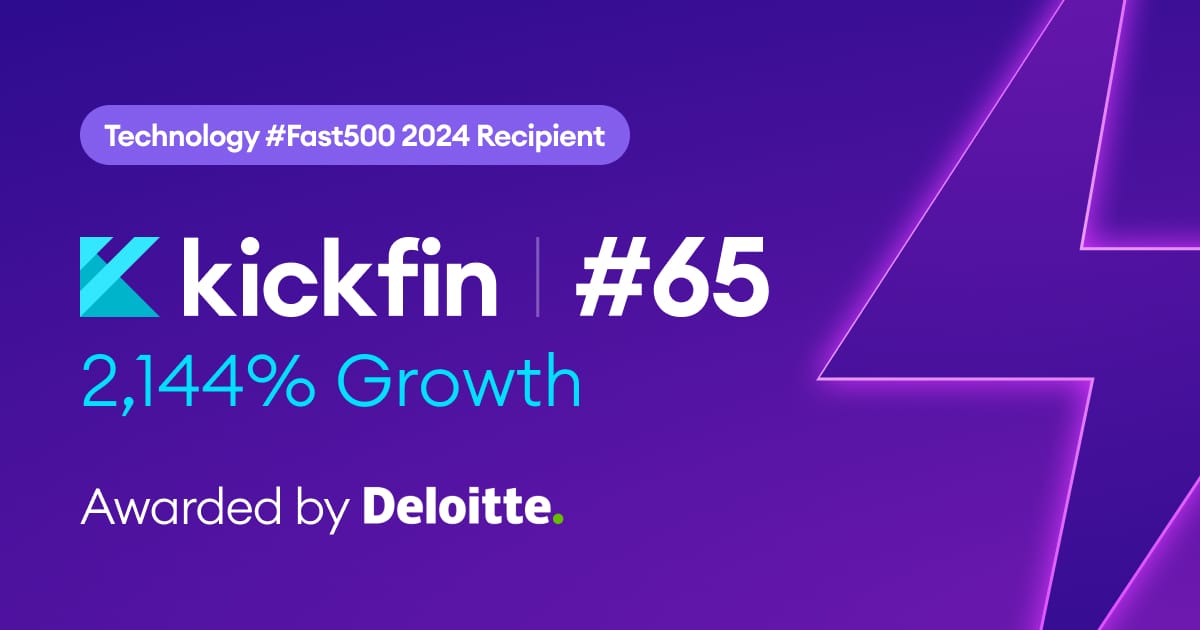 Kickfin Ranked 65th Fastest Growing Company on the 2024 Deloitte Technology Fast 500