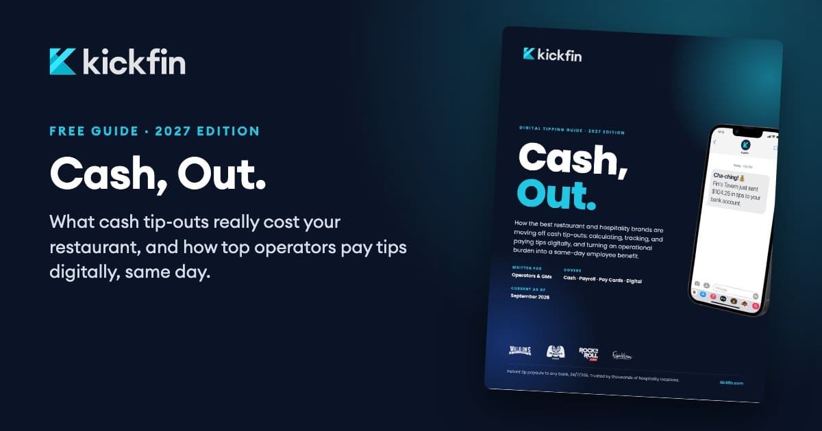 Cash, Out: The 2027 Digital Tipping Guide cover